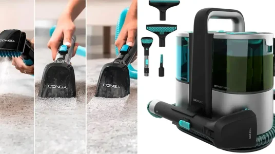 Aspirador de tapicerías y alfombras Cecotec Conga 4000 Carpet&Spot Clean XL Advance