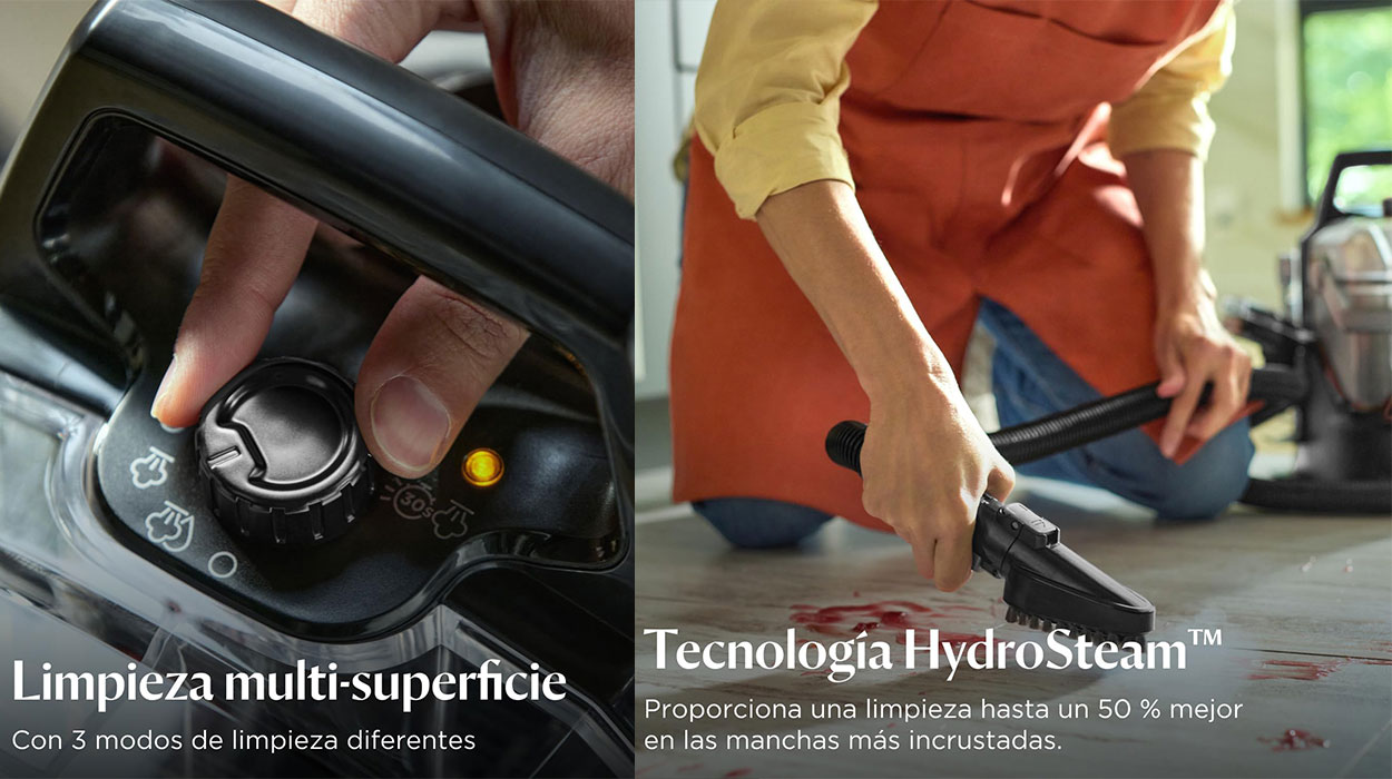 Aspiradora de agua Bissell SpotClean HydroSteam barata