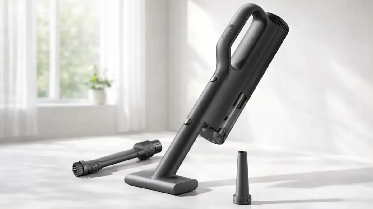 La aspiradora inalámbrica Mijia para coche y hogar, con carga USB-C y una succión buenísima, hoy