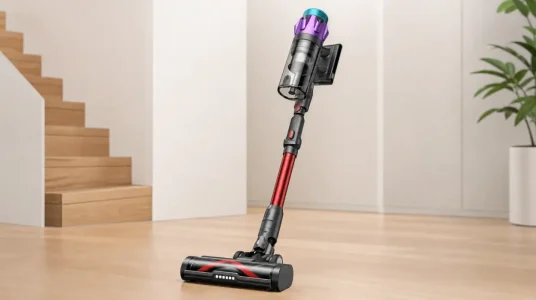 Aspiradora sin cable Ultenic U18Pro con 55Kpa de potencia, sistema multiciclón y pantalla LED para un control total