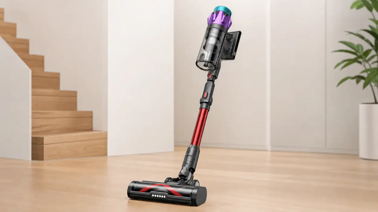 Aspiradora sin cable Ultenic U18Pro con 55Kpa de potencia, sistema multiciclón y pantalla LED para un control total
