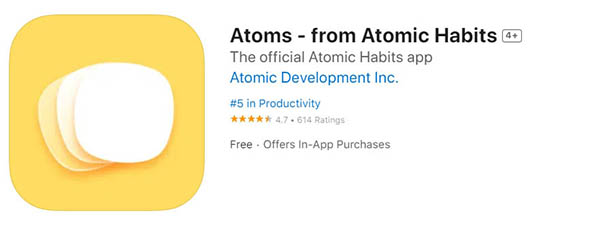 Atoms Hábitos atómicos app gratis