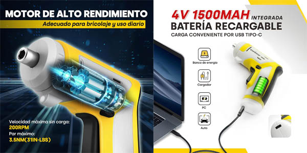 Atornillador eléctrico ENVENTOR 4V