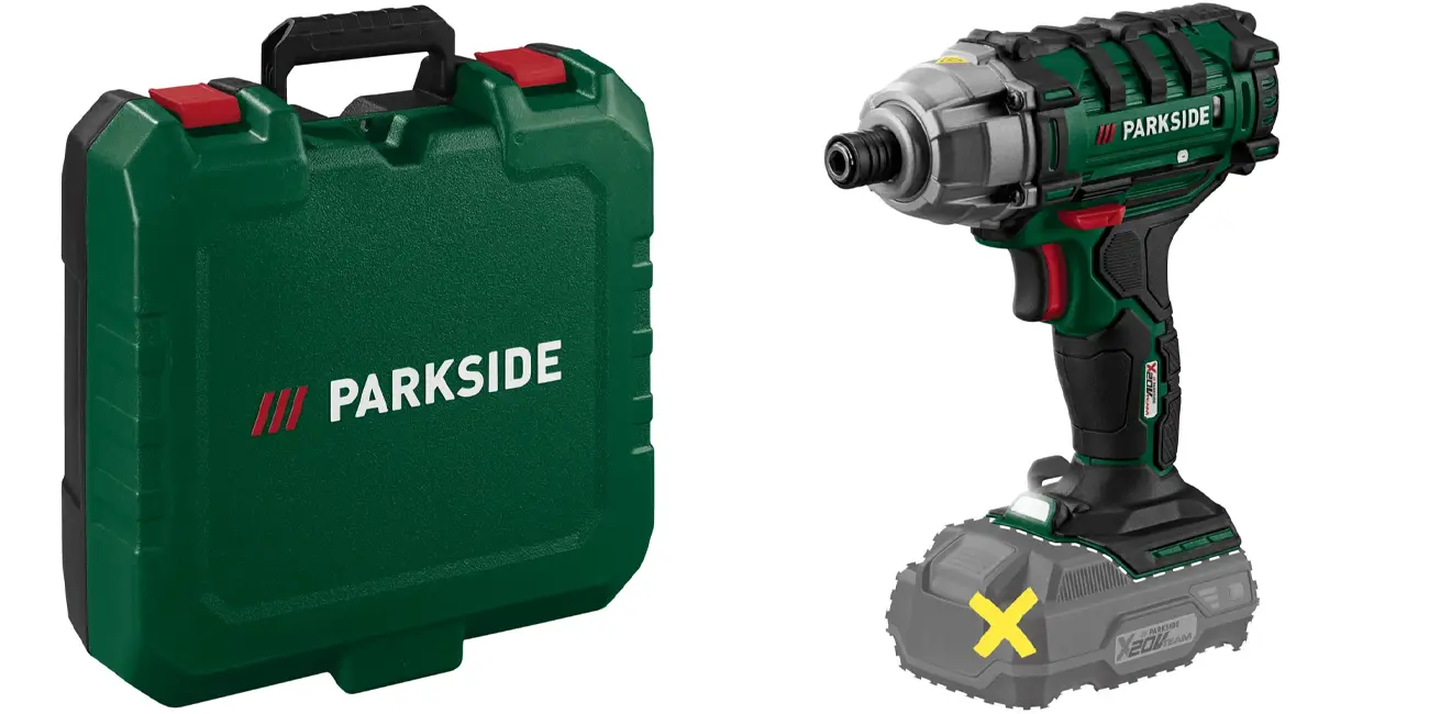 Atornilladora de impacto recargable Lidl Parkside 20 V