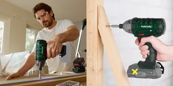 Atornilladora de impacto recargable Lidl Parkside 20 V