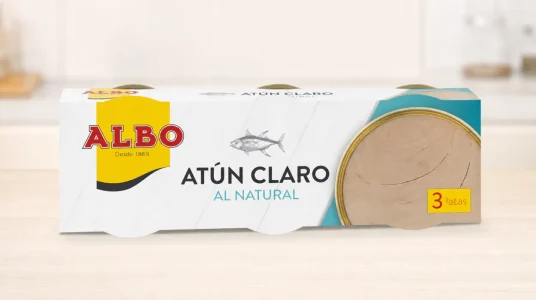 Pack de 3 latas de Atún Claro Albo al natural de 70 g