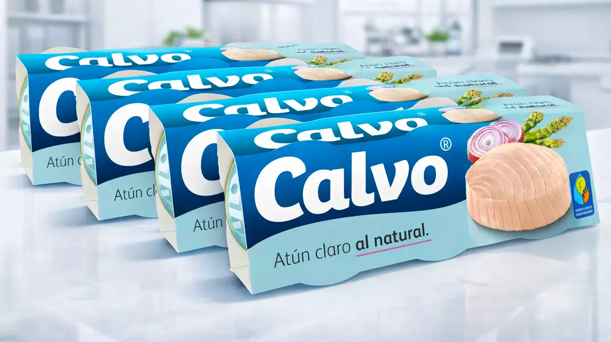 Pack latas Atún claro Calvo natural de 80gr/ud baratas en Amazon