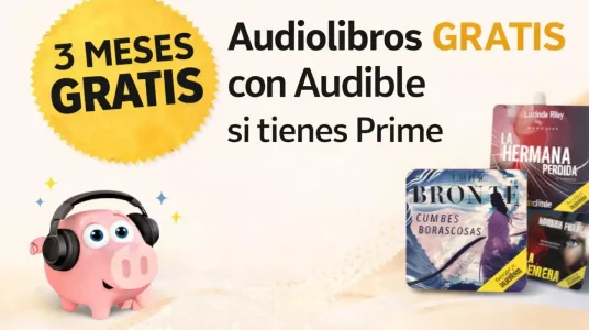 3 meses GRATIS de Audible de Amazon con Prime