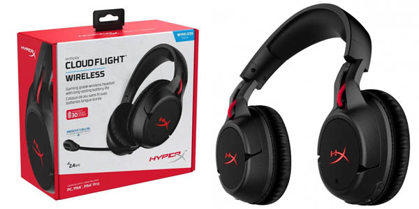 Auriculares gaming inalámbricos HyperX Cloud Flight