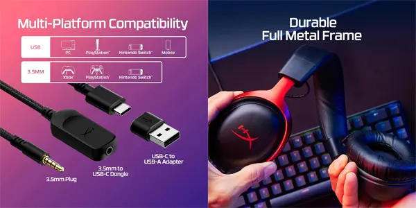 Auriculares gaming HyperX Cloud III