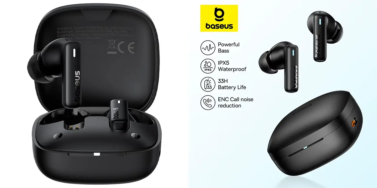 Auriculares inalámbricos Baseus Bowie E19