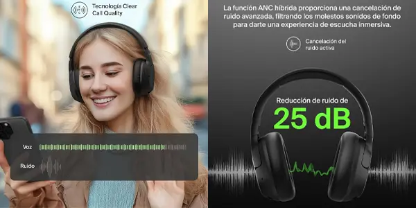 Auriculares de diadema inalámbricos Belkin SoundForm Isolate