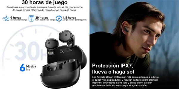 Auriculares inalámbricos Blackview AirBuds 20
