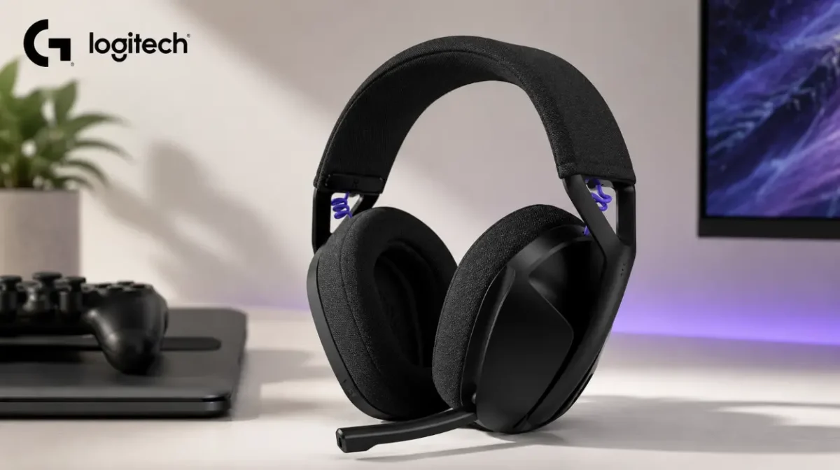 Auriculares Bluetooth Logitech G G321 Lightspeed para gaming con micrófono abatible