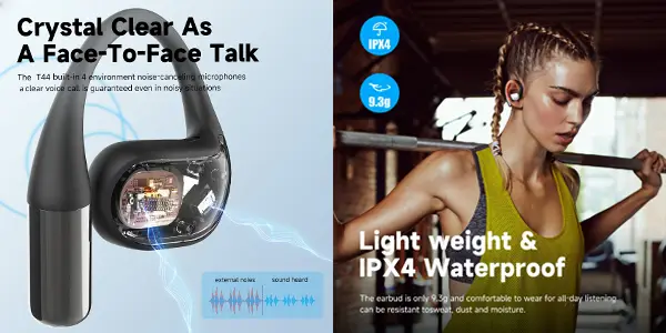 Auriculares inalámbricos Oneodio SuperEQ T44