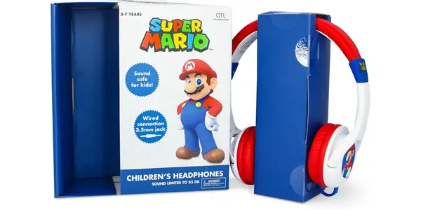 Auriculares infantiles OTL Super Mario