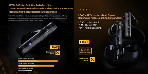 Auriculares inalámbricos KZ Krio