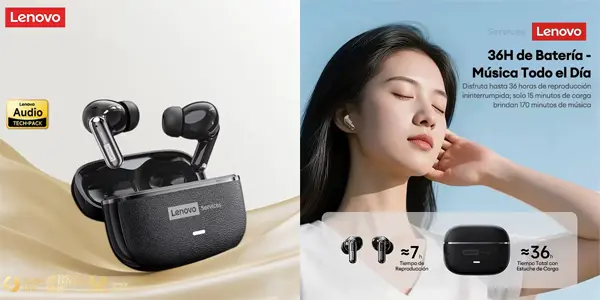 Auriculares inalámbricos Lenovo LE208 TWS