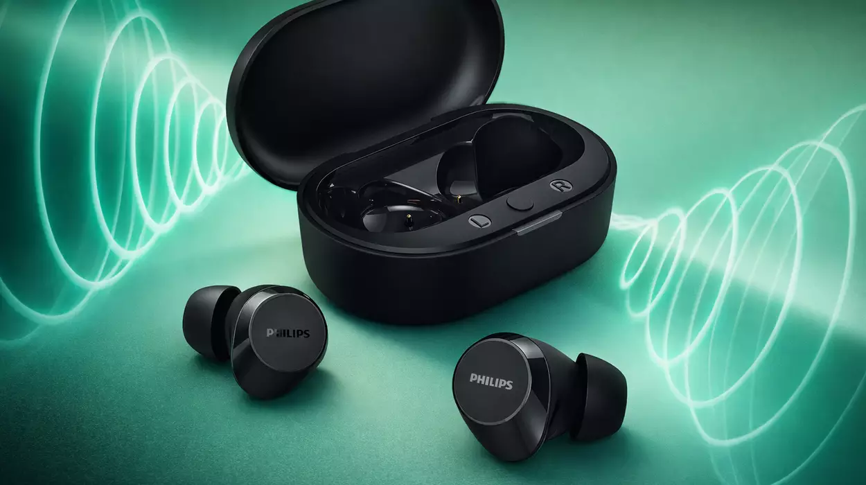 Auriculares Philips TAT1209BK True Wireless con Bluetooth