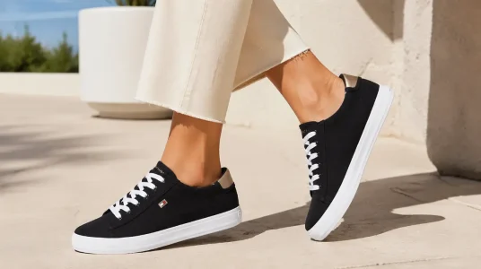 Bajada máxima de precio: las zapatillas de lona Tommy Hilfiger para mujer más vendidas hoy cuestan menos de 38€ (y no bajan de 75€ en tiendas)