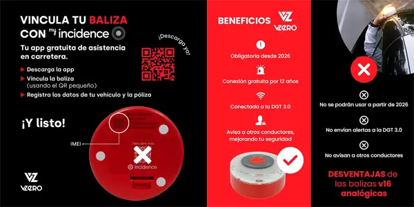 Baliza de emergencia V16 VZero