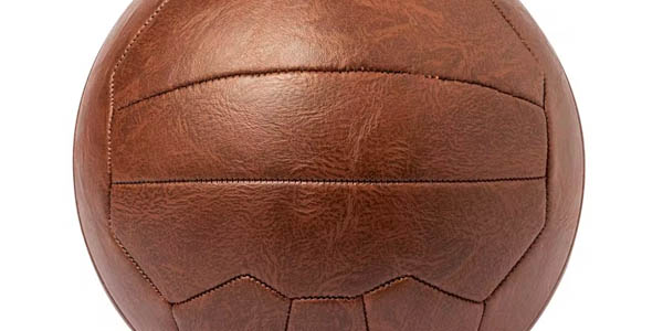 Balón de fútbol retro