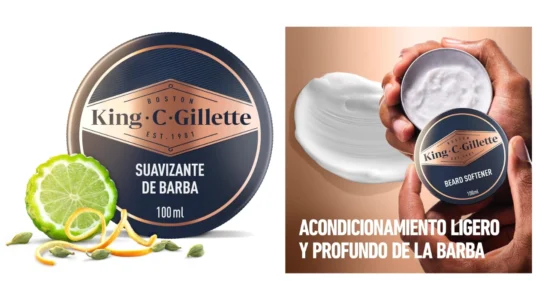 bálsamo suavizante para barba King C. Gillette de 100 ml