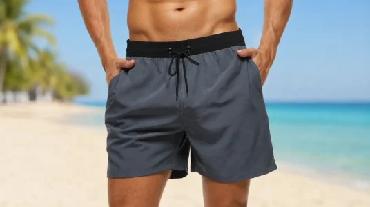 Bañador Aisprts con bolsillos de cremallera y secado rápido para hombre