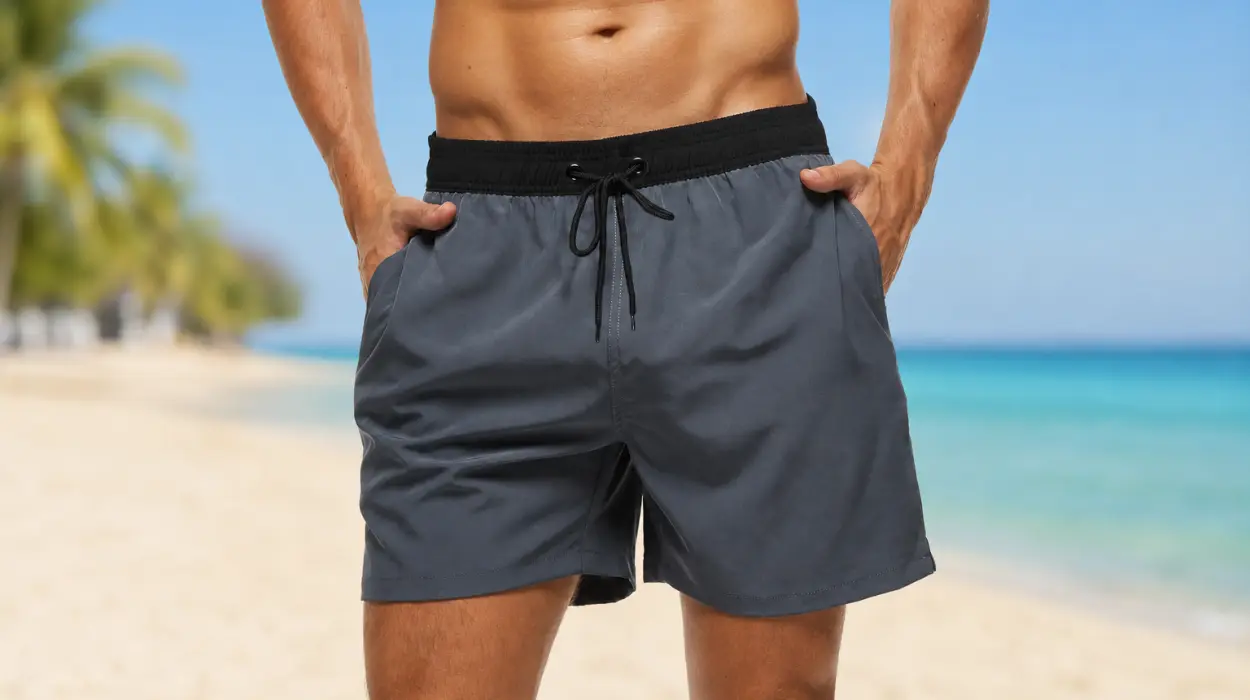 Bañador Aisprts con bolsillos de cremallera y secado rápido para hombre