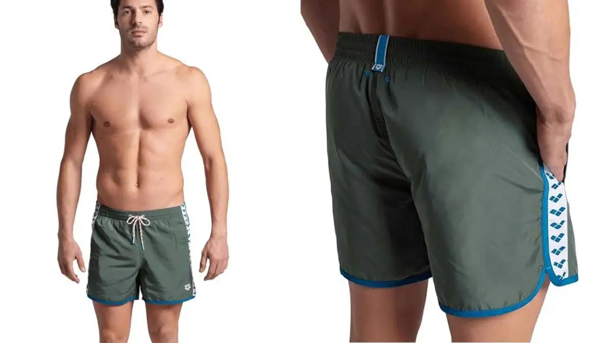 Bañador Arena Men’s Team Stripe Beach Short para hombre
