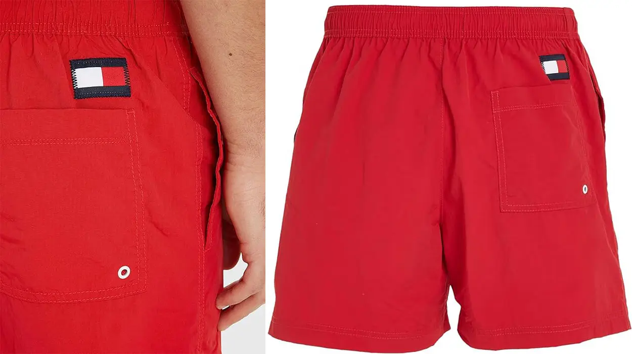 Bañador Tommy Hilfiger rojo para hombret barato