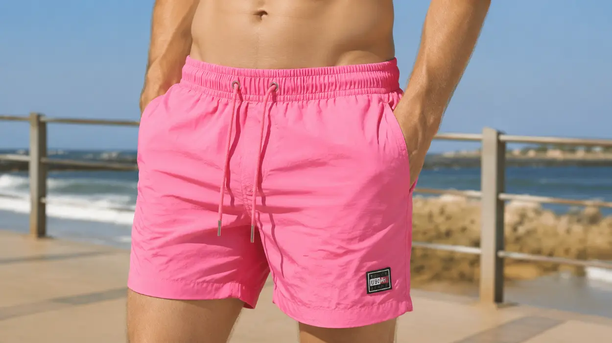 Bañador Urban Classics Block Swim para hombre de secado rápido