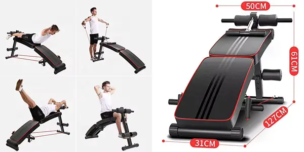 Banco de musculación multiposición ALLINLIFE