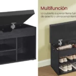 Zapatero con cojín VASAGLE