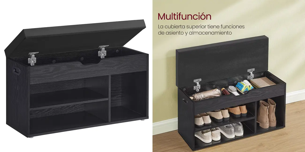 Zapatero con cojín VASAGLE