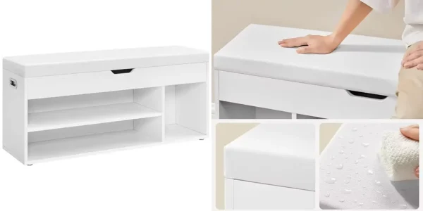 Zapatero con cojín VASAGLE