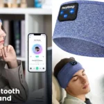 Antifaz para dormir Perytong con auriculares inalámbricos