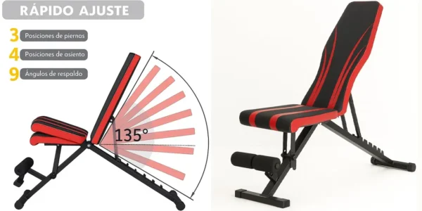 Banco de musculación T-LoVendo