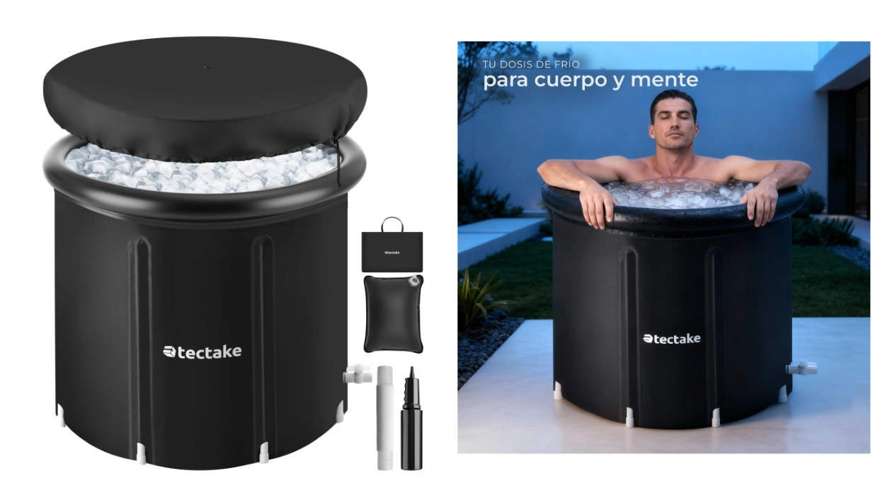 Bañera plegable Tectake para crioterapia