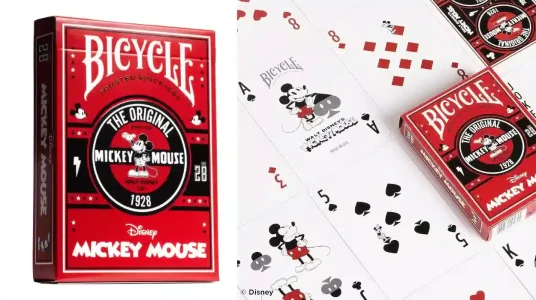 Baraja de cartas conmemorativa Bicycle Mickey Classic de Disney