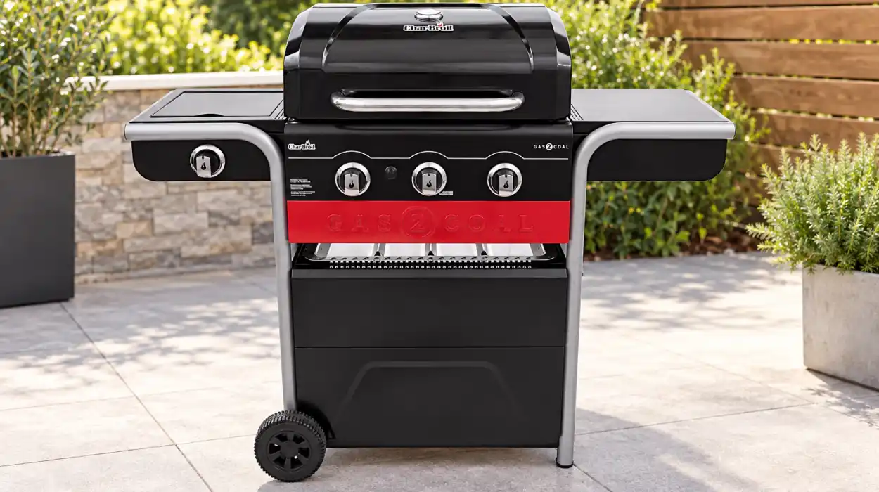 Barbacoa híbrida Char-Broil Gas2Coal 330 para gas y carbón