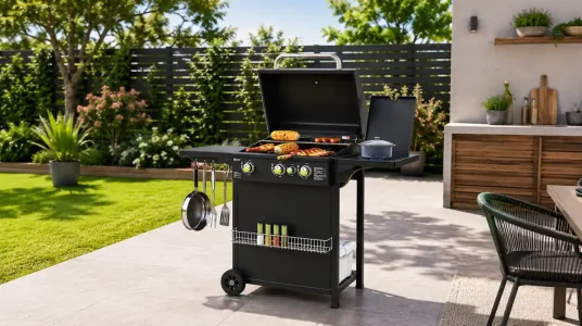 Barbacoa de gas Outsunny