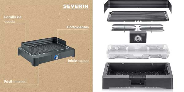 Barbacoa de mesa Severin oferta