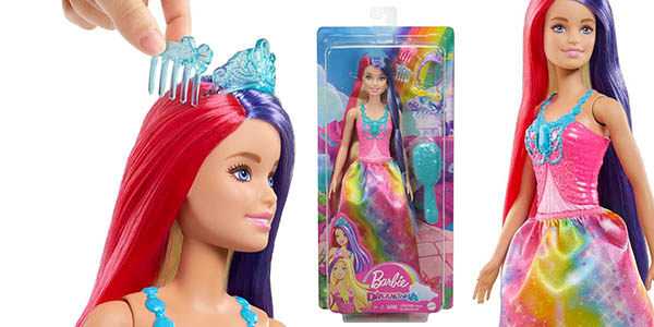 Barbie Dreamtopia pelo colores oferta