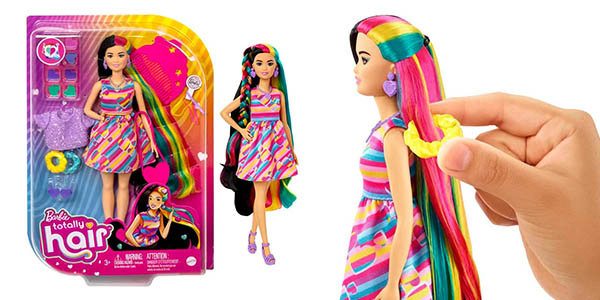 Barbie totally hair muñeca chollo