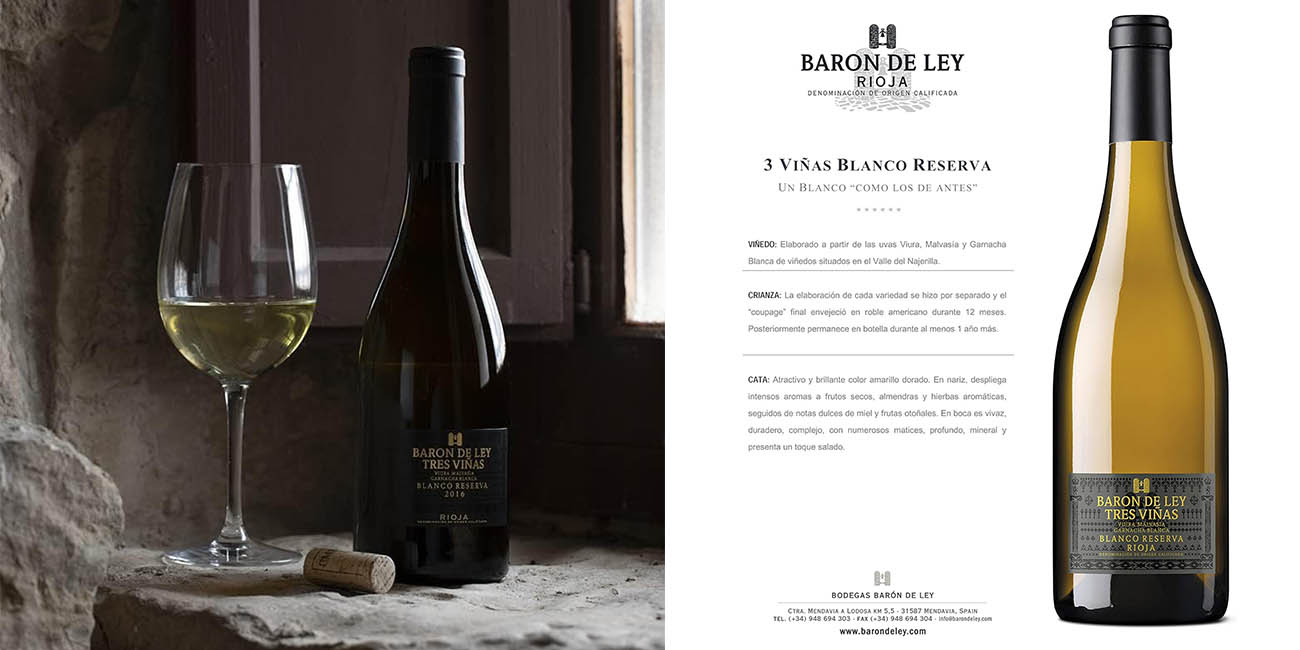 Barón Ley 3 viñas vino blanco chollo