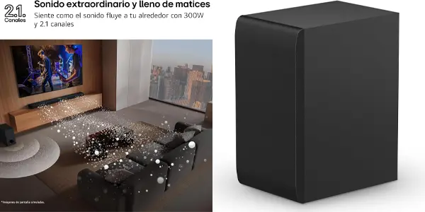 Barra de sonido inteligente LG S40T de 300W