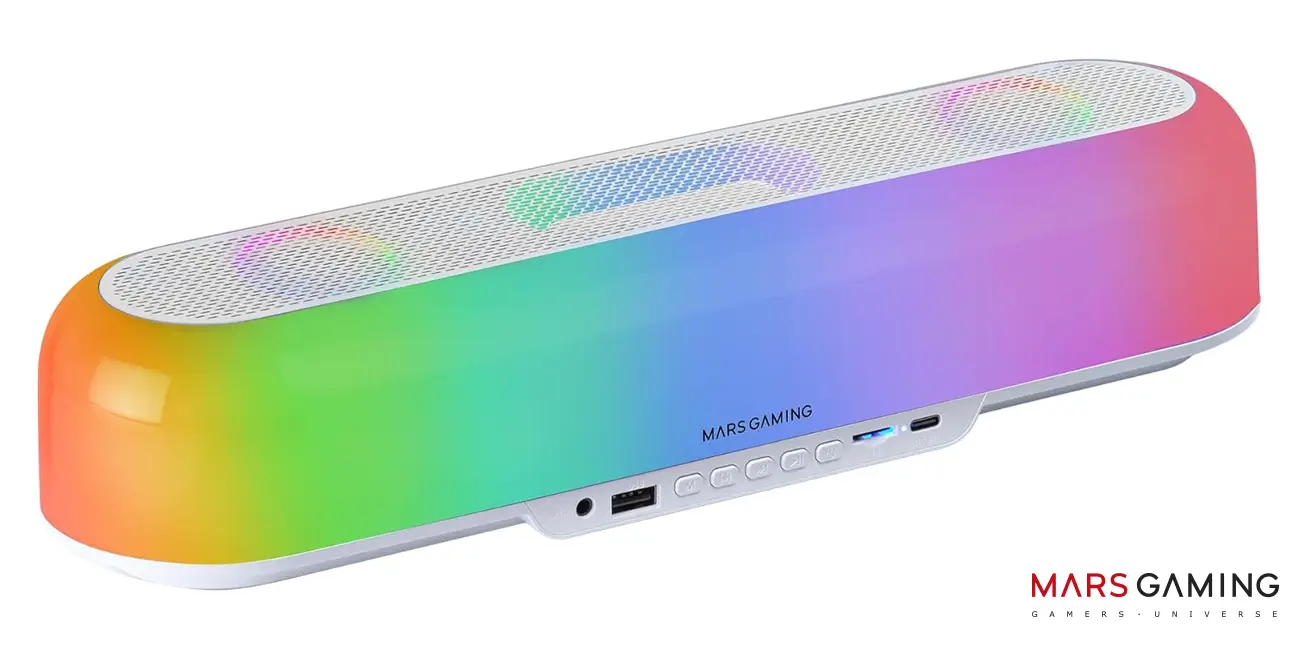Barra de sonido Mars Gaming MSB-ORB de 20W