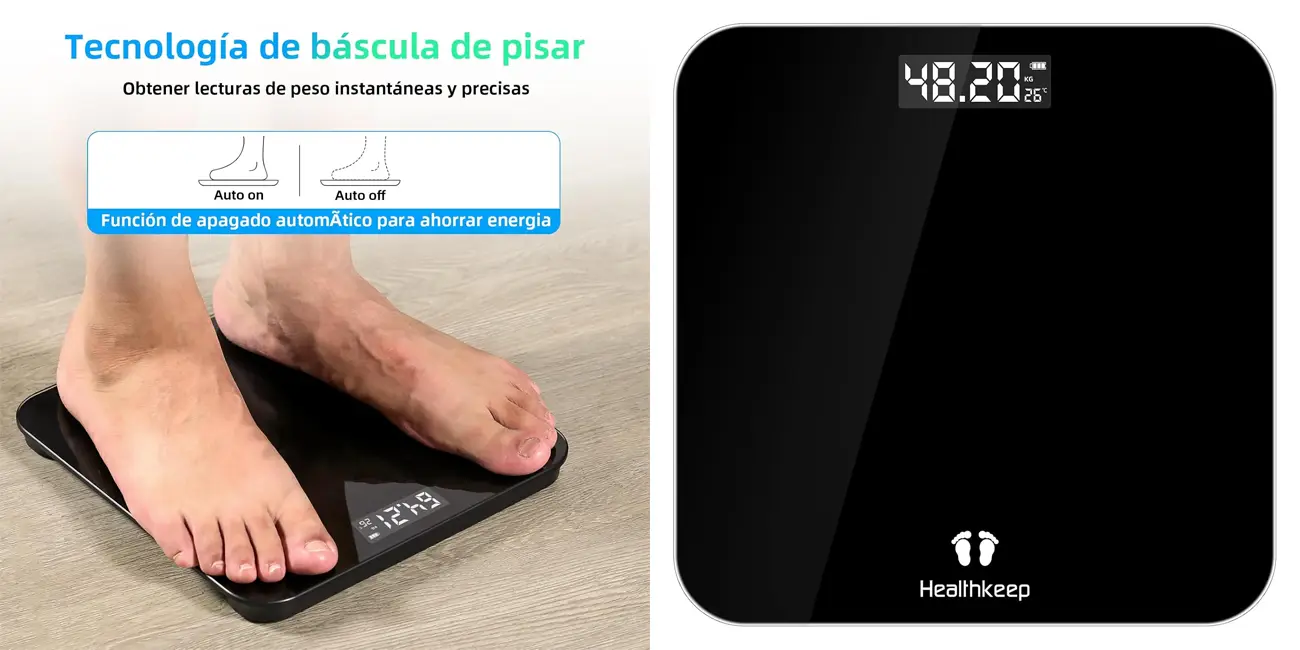 Báscula de baño Healthkeep digital