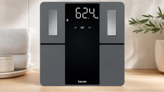 Báscula digital Beurer BF 500 con Bluetooth, análisis corporal completo y sincronización con Apple Health